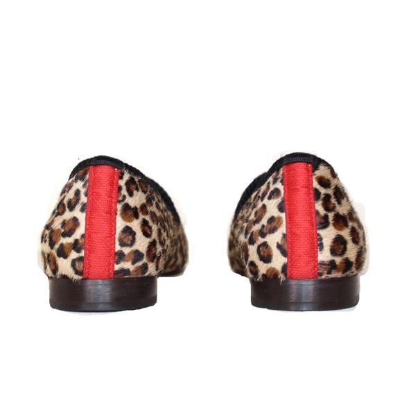 New Del Toro Women's Pony Hair Leopard Loafer, Handmade in Italy size 7 - Picture 5 of 6